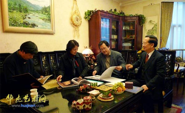 冯远伉俪、吴长江伉俪看望蔡豪杰