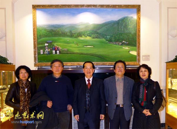 冯远伉俪、吴长江伉俪看望蔡豪杰