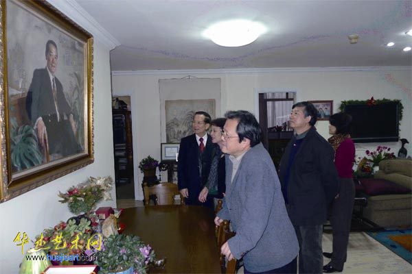 冯远伉俪、吴长江伉俪看望蔡豪杰